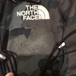 North face camo backpack